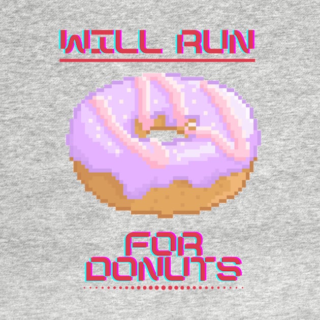 Will run for donuts retro by Pajs